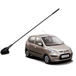 Auto Pearl - Vehicle Roof Mount Rubber Antenna Mast Flexible Car Antenna with Anti-Theft Design and Car Wash Safe - Black -I10