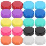 Fridge Magnets, 20 Pack Whiteboard Magnets 20mm Strong Refrigerator Magnets Colourful Round Covered Magnetic Buttons for Calendars, Whiteboards, Notice Board, Classroom, Home