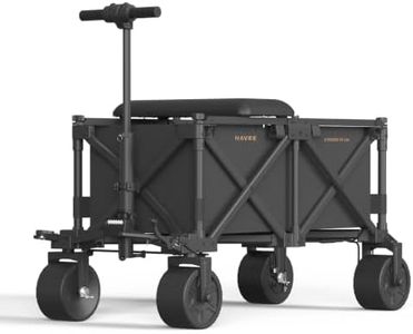 NAVEE 4X Lite Electric Wagon Cart, 700W Electric Wagon, 330 lbs Load | Dual Motor, 15% Grade Climb, 145L Cargo, 12.4-Mile Range, All-Terrain Wheels, Triple Brake System