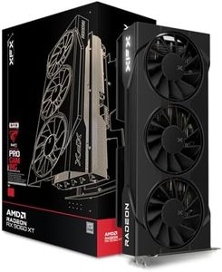 XFX Swift AMD Radeon RX 9060 XT OC Triple Fan Gaming Edition with 16GB GDDR6 HDMI 2xDP, RDNA 4 RX-96TS316BA, Graphics Card, Compatible with Desktop PCs