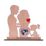 The Baby First Box Baby Sonography Ultrasound Photo Frame- Sister Love| Pregnancy Gift | Baby Shower Gift