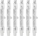 Haraqi 6 Pack 200W Halogen Bulb,Security Light Bulbs,Linear Halogen Bulbs R7S Base J Type 78mm Double Ended Floodlight Bulb 220-240 Volts T3 for Work, Security, Landscape Lights and Floor Lamps