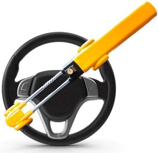 Xtremeauto Heavy Duty Steering Wheel Lock - Universal Car Anti Theft Lock, Elite Car Lock Anti-Theft Device, Van Crook Lock, Car Security Device, Car Lock Steering Wheel Devices with Two Keys