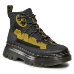 DR. MARTENS Men's 8 Eye Boot, Black Lapstone & Black Poly Rip Stop, 8 UK