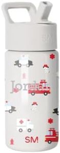 Simple Modern Personalized Kids Water Bottle | 14oz | Fire Truck