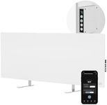 AENO Infrared Heater - With Thermostat - 700 Watt Energy Saving Panel Electric Heater - Smart Wall Mount or Freestanding Space Heater For Indoor with WiFi, Reddot Winner 2023, White