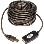 TRIPP LITE USB 2.0 Hi-Speed Active Extension Repeater Cable (a M/F) 10 Meter (33-Ft.) (U026-10M)