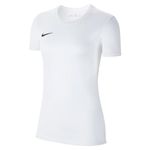 NIKE Women's W Nk Dry Park Vii Jsy T shirt, White/Black, XL UK