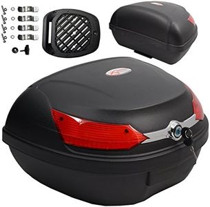 A-Pro Alfa 48L Bauletto Universale a sgancio rapido per Motocicletta, Scooter, Quad 59,5 X 32 X 44 cm