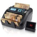 MUNBYN IMC51 Money Counter Machine Count Value,Add+ Value Mode Bill Counter, UV/MG/IR/MT Detection, USD and Rupee Cash Counter,1100 Bills/min, Money Counting Machine with LCD Display