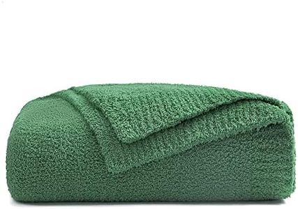 bearberry Super Soft Fluffy Throw Blanket Lightweight Cozy Warm Throw Blankets for Couch Bed Sofa All Season (Avocado Green, 53”x71”)