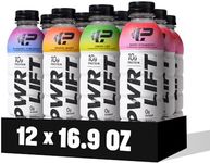 Whey Protein Water Sports Drink by PWR LIFT | Variety Pack | Keto, Vitamin B, Electrolytes, Zero Sugar, 10g of Protein | Post-Workout Energy Beverage | 16.9oz (Pack of 12)