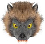 RUIXIA Wolf Realistic Furry Face Ma