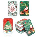 LIHAO 6PCS Card Tin Boxes Tin Holders Gift Greeting Card Tin Holder Storage Box Container Case