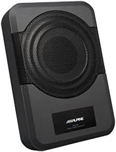 Alpine Electronics PWE-S8 Restyle Compact Powered 8-Inch Subwoofer, Black