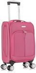 Skylark Cabin Carry Suitcase 20" Lightweight 4 Wheel Spinner 3-Digit Combination Lock Soft Shell Luggage Hand Luggage Flight Bag for EasyJet Ryanair Birtish Airways and All Other Airlines 55x35x20