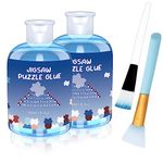 EIGTWEN Jigsaw Puzzle Glue, 150ml Jigsaw Glue Suitable for Jigsaw Puzzles for Adults 1000，Preserve The Eternal Beauty of The Puzzle，It is An Indispensable Jigsaw Accessories(2 pcs）