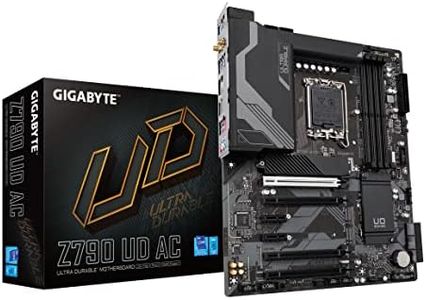 GIGABYTE Z790 UD AC (LGA 1700/ Intel Z790/ ATX/ DDR5/ Triple M.2/ PCIe 5.0/ USB 3.2 Gen2X2 Type-C/Intel Wi-Fi/ 2.5GbE LAN/PCIe EZ-Latch/Multi-Key/Motherboard)