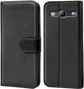 Verco Mobile Phone Case for Samsung S3 Case, Protective Case for Samsung Galaxy S3 Neo PU Leather Flip Case Wallet - Black