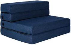 Milliard Tri-Fold Foam Folding Mattress and Sofa Bed for Guests- Single Size (75"x25"x4.5")