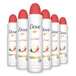 Dove Go Fresh Apple & White Tea, Women's Anti Perspirant Deodorant Aerosol Spray 250ml, Pack of 6