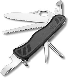 Victorinox 0.8461.MWCHB1 Swiss Army Knife, Swiss Soldiers Knife 08, Green/Black