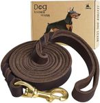 LWBMG Leather Dog Leash 6ft x 3/4 i