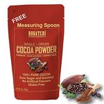 BOGATCHI Dutched and Natural Cocoa Powder for Cake, Gluten Free | No Sugar | Vegan | Keto Chocolate, Dark Unsweetened Cocoa Powder, 200g + Free Measuring Spoon