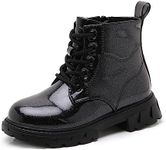 Boys Girls Combat Boots Ankle Boot 