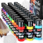 55PCS Acrylic Paint Set of 36 Color