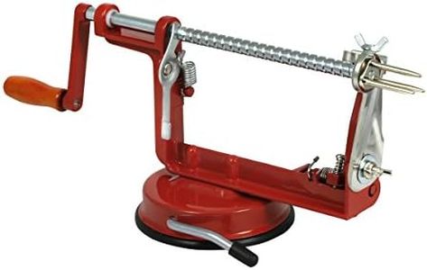 Farberware Apple Peeler, Slicer and Corer, Small, Red