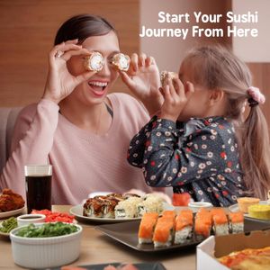 liamasum 24-Piece Sushi Making Kit – Complete DIY Sushi Set