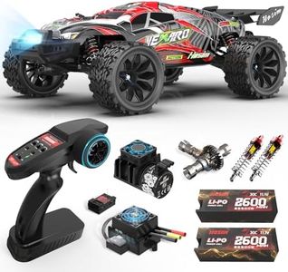Hosim Mini 1:8 Brushless RC Cars for Adults, VEXARO MAX 50MPH High Speed Rc Trucks Fast, 4X4 Remote Control Car All Terrain RC Truggy Waterproof Off Road Hobby Large Monster Truck with 3S Battery