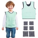 Weighted Vest for Kids | Provide Deep Pressure Comfort | ADHD Tools for Kids | Autism Sensory Clothing | Adjustable Weighted Vest | Weighted Compression Vest for Kids | Ensure a Secure Feeling