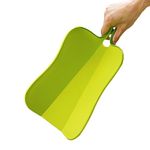 Foldable Plastic Chopping Board, JianHan 15-inch Ultra-Light Eco-Friendly Flexible Vegetable Cutting Board with Non-Slip Feet, Dishwasher Safe