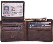 Leather Wallet With Rfid Blocking