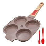 RANXINGST Ceramic Egg Pan Detachable Brown