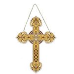 Artvibes Wood Holy Cross Wall Hanger For Home Decor | Office | Living Room | Gifts | Wall Decorative Items For Bedroom | Artworks Wall Hangings (Wh_5512N)