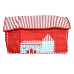 Kuber Industries Stylish Hut Design Sewing Machine Cover (Red - KI3499, Standard (CSKSS419, Solid, Cotton)