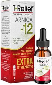 MediNatura T-Relief Extra Strength Pain Relief Drops Arnica +12 Fast-Acting Natural Relieving Actives Help Reduce Back, Neck, Joint, Muscle, Hand & Foot Aches, Pains, & Soreness, Gluten-Free - 1.69 oz