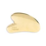 Just Herbs Kansa Gua Sha Face Massage Tool for Fine Lines, Glowing Skin, Reducing Stress & Eye Puffiness - 144 g