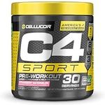 C4 Sport Pre Workout Powder Energy Preworkout, Strawberry Watermelon, 30 Servings - Sugar Free + 135mg Caffeine Pre-Workout Supplement for Men and Women