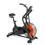 New Image Cyclone X3 Air Assault Exercise Bike - Unlimited Resistance Levels - LCD Display to Monitor RPM, Speed, Distance, Time & Calories Burned - Reinforced Steel Construction Design