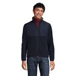 Lands' End Men's T200 Fleece Jacket, Radiant Navy, XL