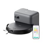eufy Robot Vacuum C10 with Self Empty Station, 2.85-Inch Ultra-Slim Body, Carpet Cleaning, Edge Expansion Brush, Point Laser and Multi-infrared Navigation