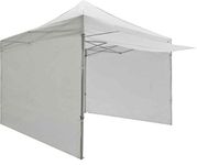 Impact Canopy 10 x 10 Canopy Pop Up Tent, Impact Canopies Instant Outdoor Gazebo Shelter with Awning and Sidewalls, Aluminum Legs, Alumix, White