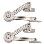 2 Pcs Qrity Cabinet Cupborad Furniture Door Lift Stay Support Hinge Damper - Support Up to 20KG - Opening Angle 75/90/110 Degree - Come with Hex Key