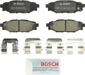 Bosch BC1114 QuietCast Premium Ceramic Disc Brake Pad Set For: Subaru BRZ, Crosstrek, XV Crosstrek, Forester, Impreza, Legacy, Outback, WRX, Rear