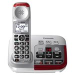 PANASONIC Amplified Cordless Phone with Digital Answering Machine - KX-TGM450S - 1 Handset (Silver)