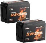 Litime 2Pack 12V 320Ah Mini Self-He